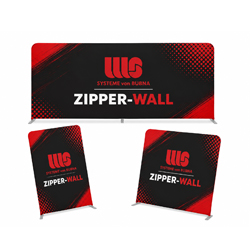 Bannerwand Textil mit Druck