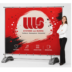 Bannerwand Outdoor