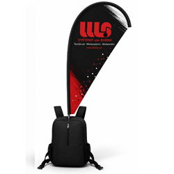 mobile Beachflags für Rucksack
