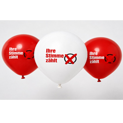 bedruckte Luftballons