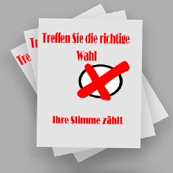 Flyers - Wahlplakate